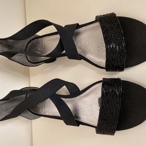 Women's black sandal,  Adriana Papell